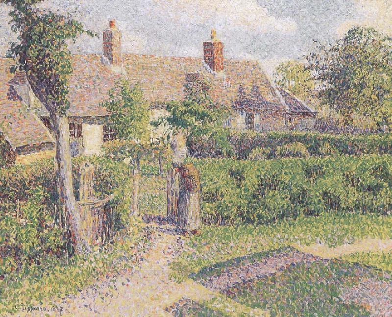 Camille Pissarro farmhouse oil painting picture